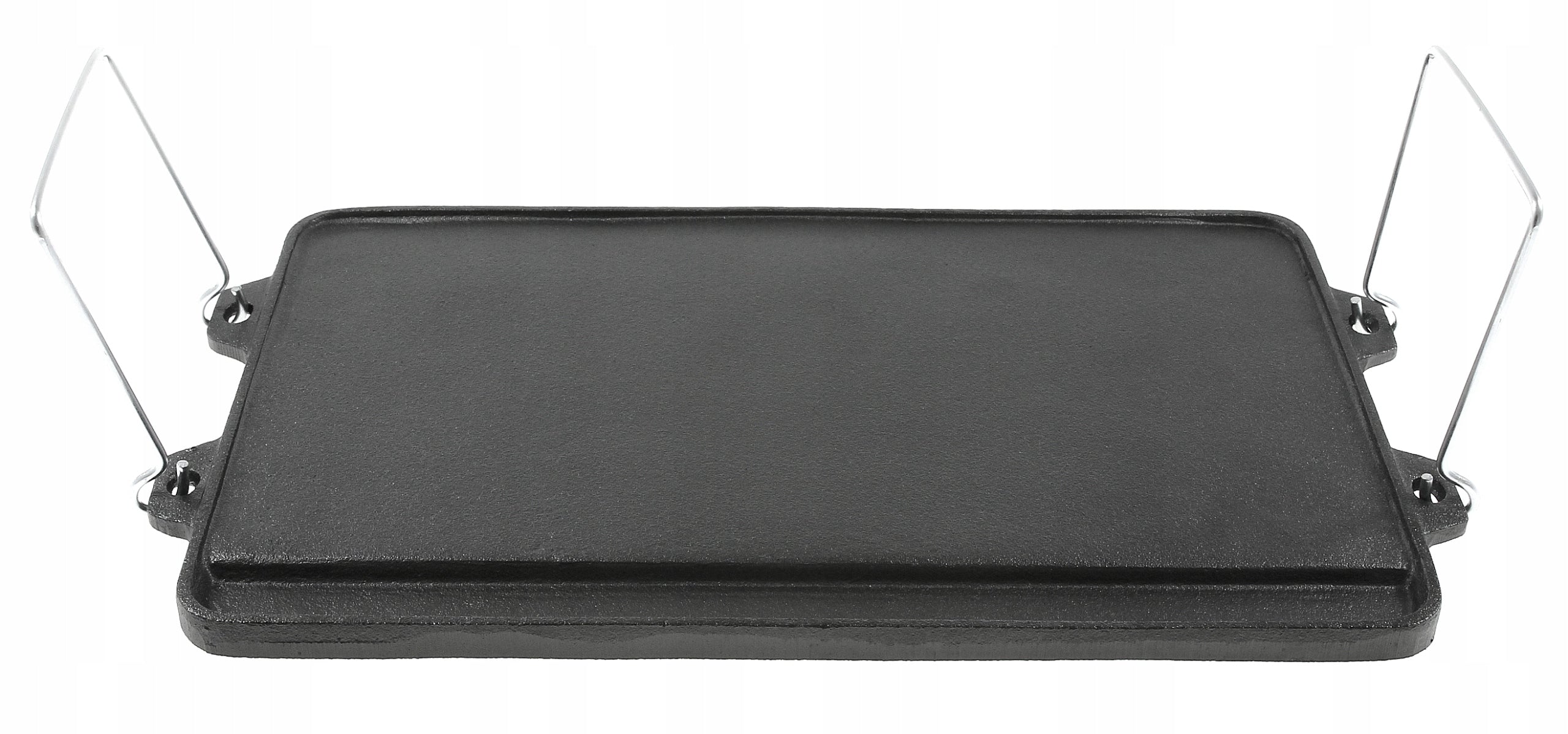 CAST IRON GRILL DOUBLE SIDED GRILL GRATE 44 x 24cm Fire Pit Pan Material cast iron
