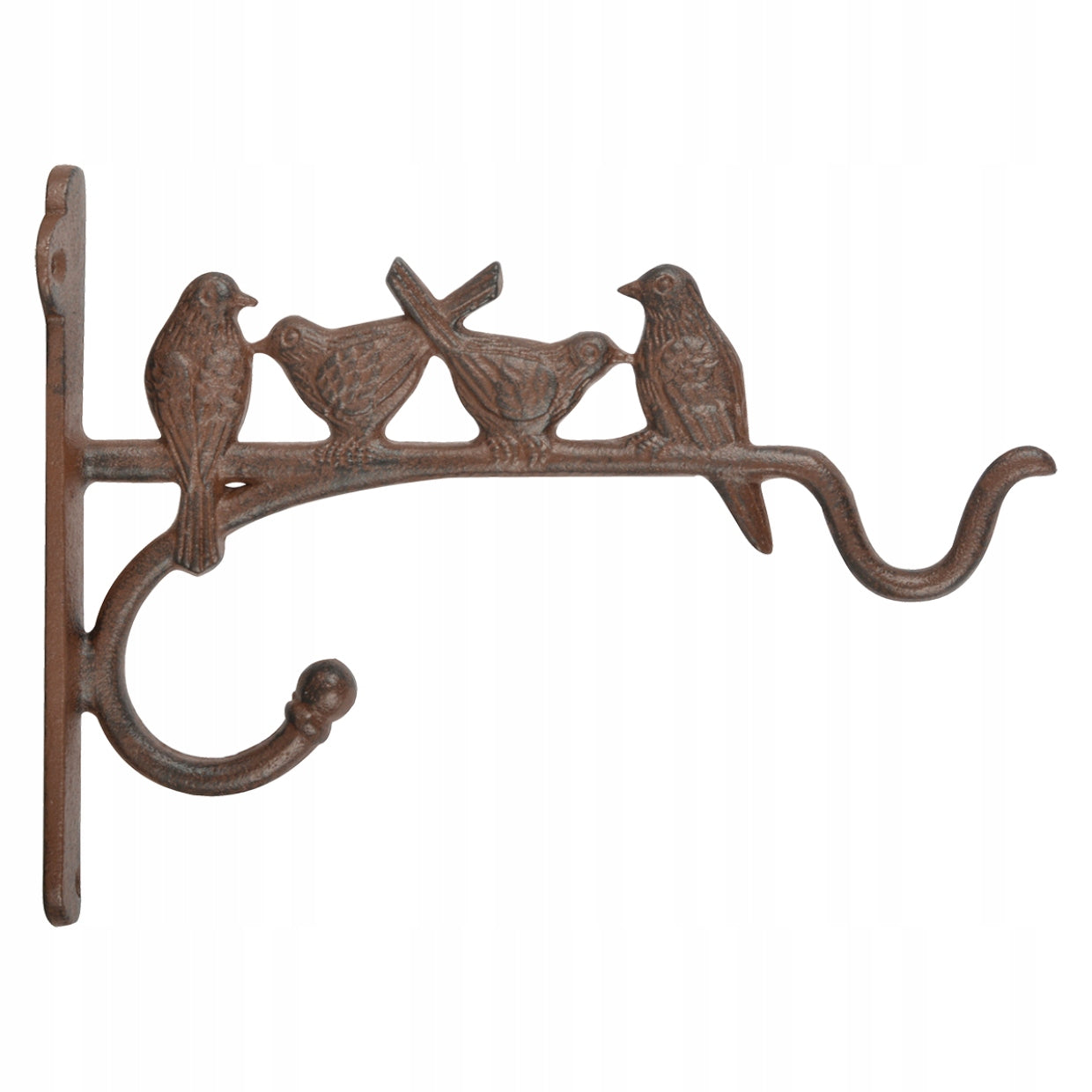 CAST IRON HANGER Decorative with Birds Sturdy Hook Planter Holder Ornaments Product weight with unit packaging 0.5 kg