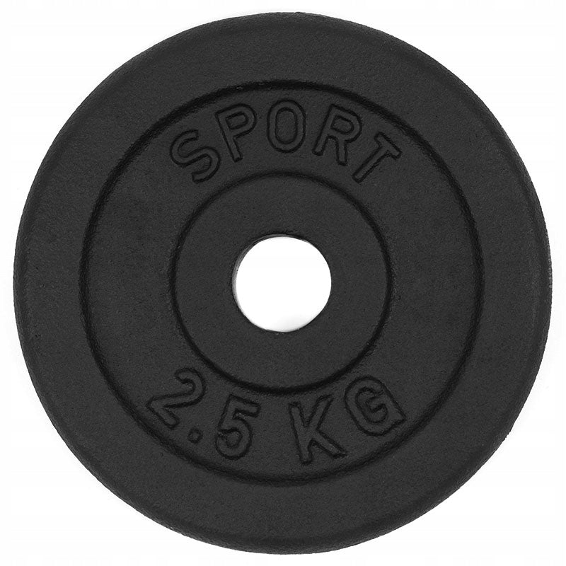 CAST IRON LOAD 4x2,5kg 28mm SET of plates dumbbell disc for barbell Brand SPORT BLAST
