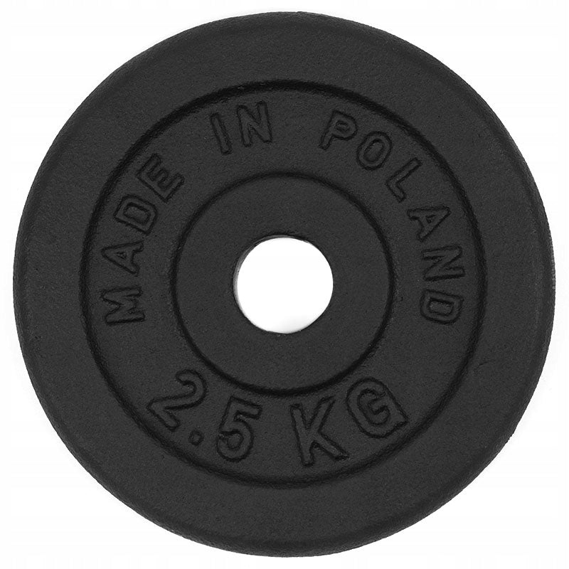 CAST IRON LOAD 4x2,5kg 28mm SET of plates dumbbell disc for barbell Manufacturer code 2,5kg