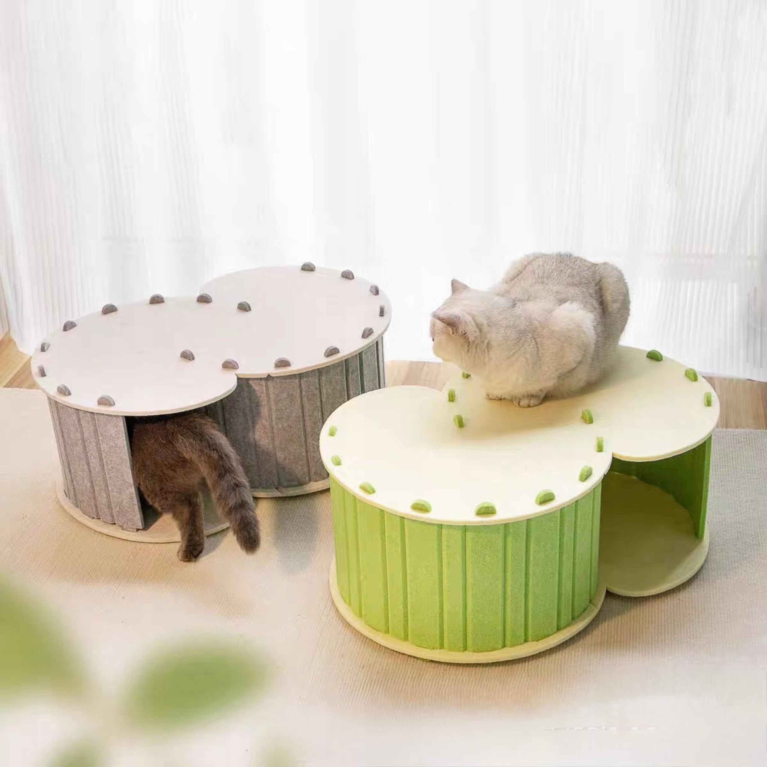CAT BED BOOTH COTTAGE 58x39x29 cm WILL FIT TWO CATS SIEMIEC Kind cat house