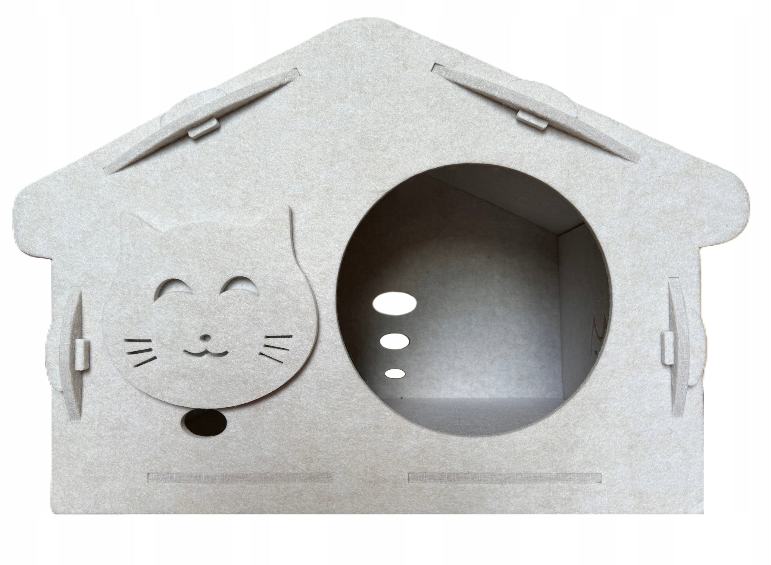 CAT BED COTTAGE BOOTH XL FELT Brand no brand