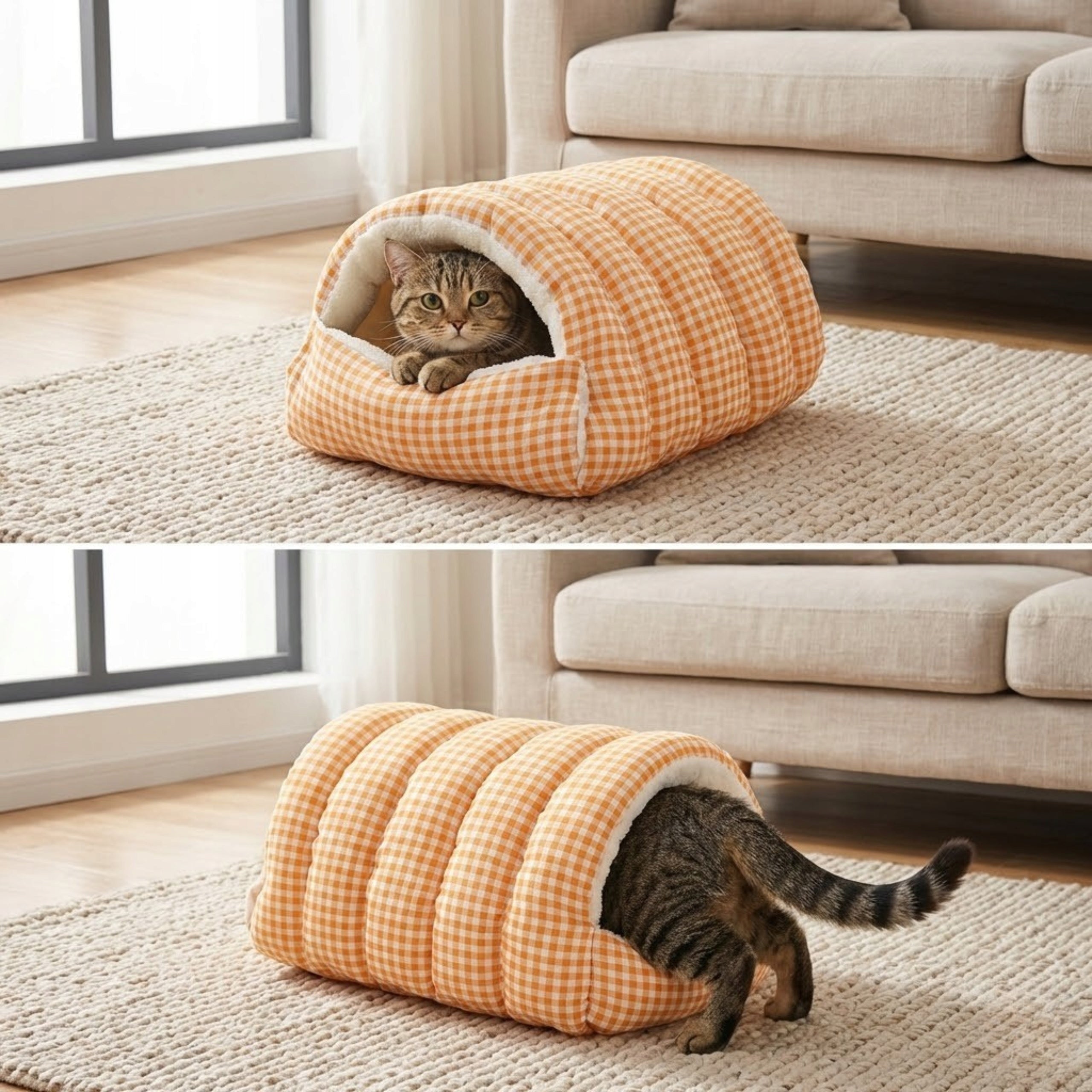 CAT BED SMALL DOG PREMIUM COMFORTABLE 55x35 DIFFERENT COLORS SIEMIEC Packaging status original