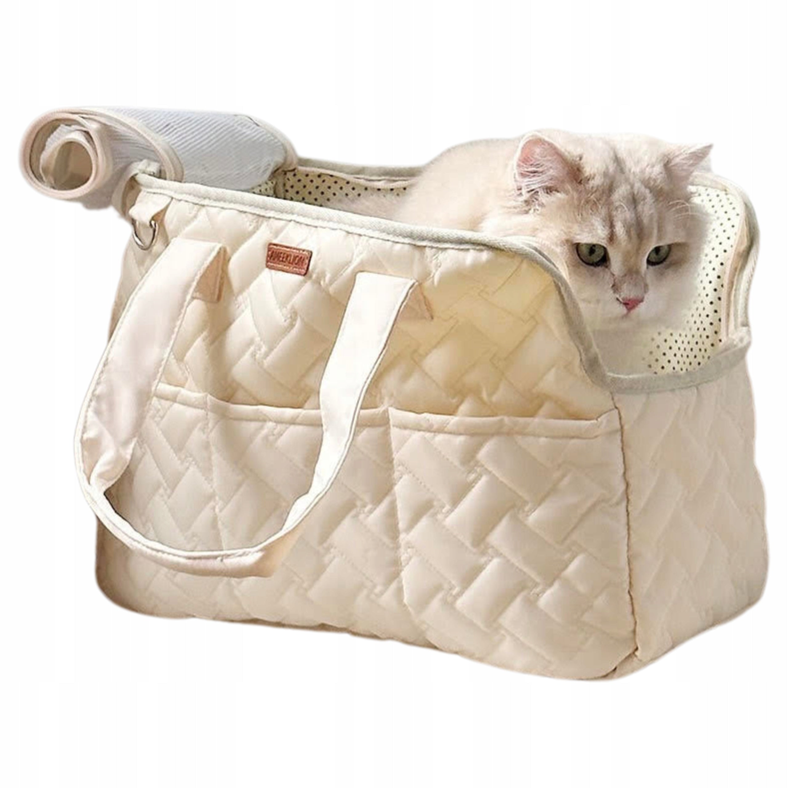 CAT CARRIER SHOULDER BAG FOR ANIMALS VENTILATION SIEMIEC