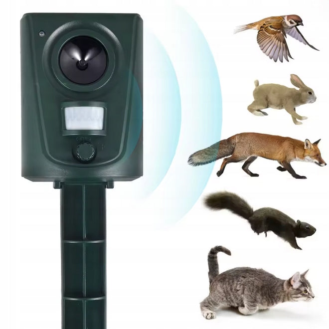 CAT DETERRENT DOGS FOXES SAREN WILD bird repellent MOTION SENSOR Use Against martens dogs birds wild animals