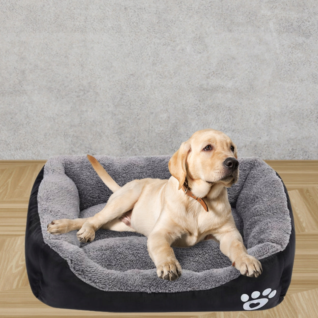 CAT DOG BED 70X55 XL WATERPROOF PILLOW PLAYPEN COUCH PILLOW Color black