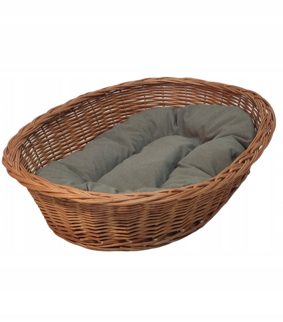 CAT DOG BED 80 cm Wicker bed + EKO pillow