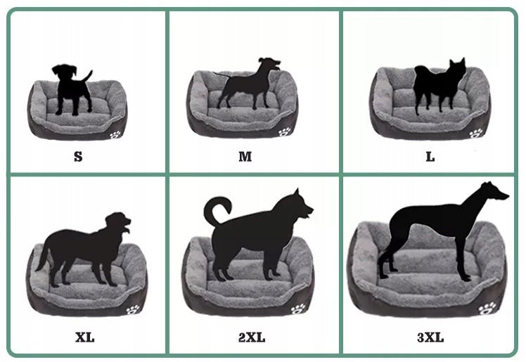 CAT DOG BED DOUBLE-SIDED WATERPROOF COUCH BED S 43 x 30 cm Manufacturer code DKM LEGOWISKO CZARNE S