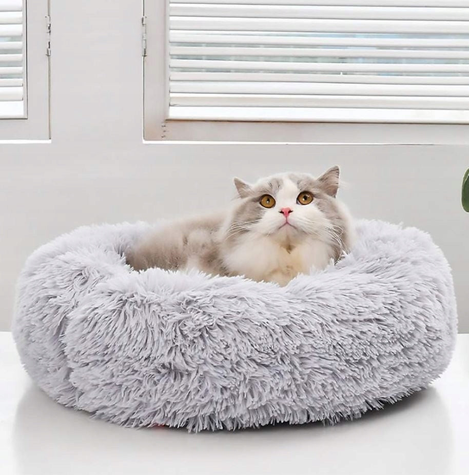 CAT DOG BED HAIRY SOFT BED WATERPROOF PLAYPEN PILLOW Product width 60 cm