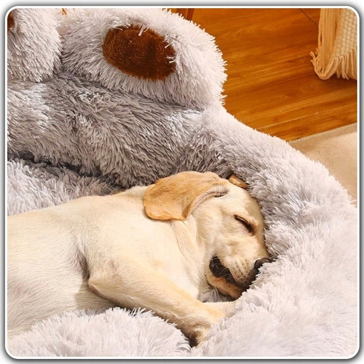 CAT DOG BED SOFT BED WATERPROOF SHAGGY PILLOW Product width 50 cm