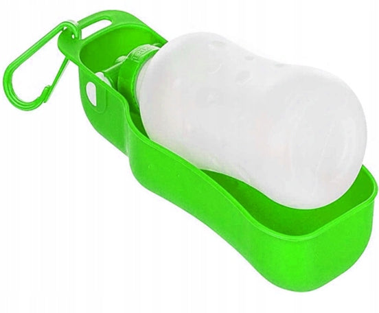 CAT DOG BOWL BOTTLE PORTABLE WITH WATER TRAVEL CLIP Capacity 0.25 l