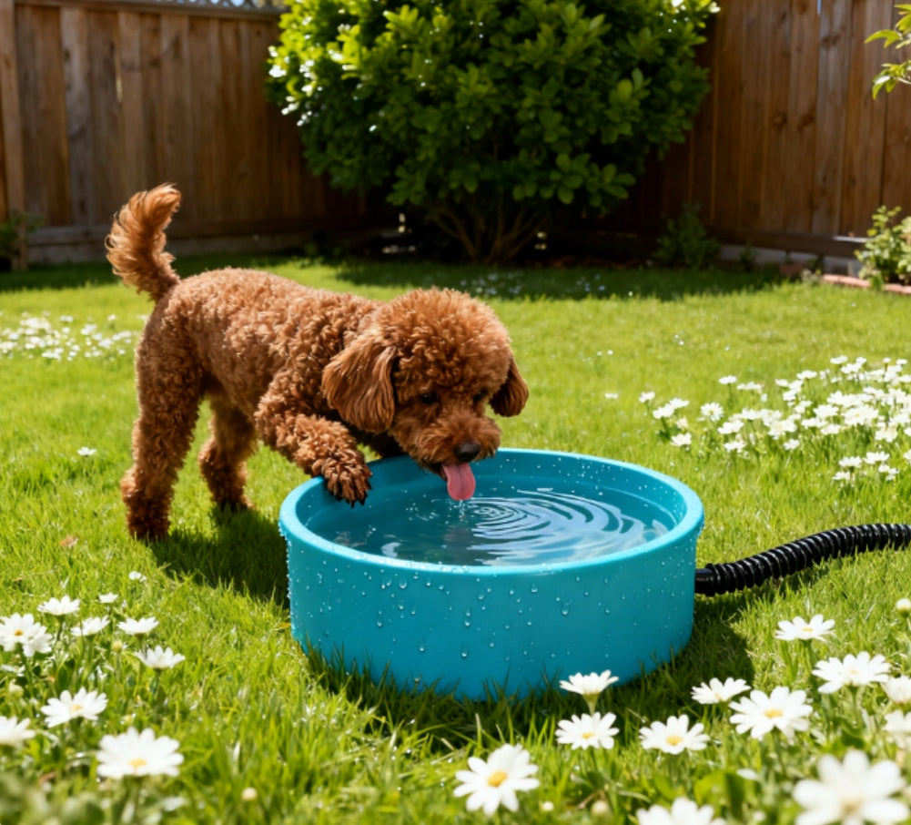 CAT DOG BOWL HEATED NON-SLIP WATER DRINKER THERMOSTAT LARGE Brand Zaxer