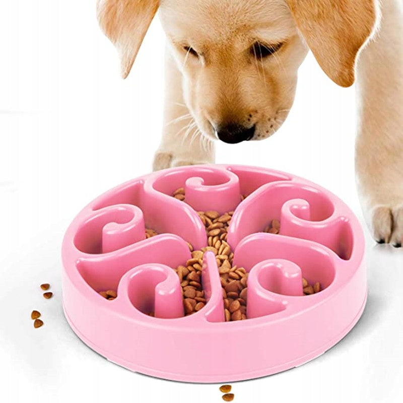 CAT DOG FOOD SLOWING BOWL LARGE WITH PET COMPARTMENTS Brand no brand