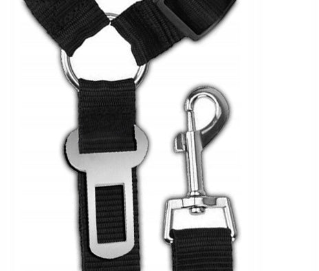 CAT DOG LEASH SEAT BELT FOR CAR HEADREST +PIN Product width 2.5 cm