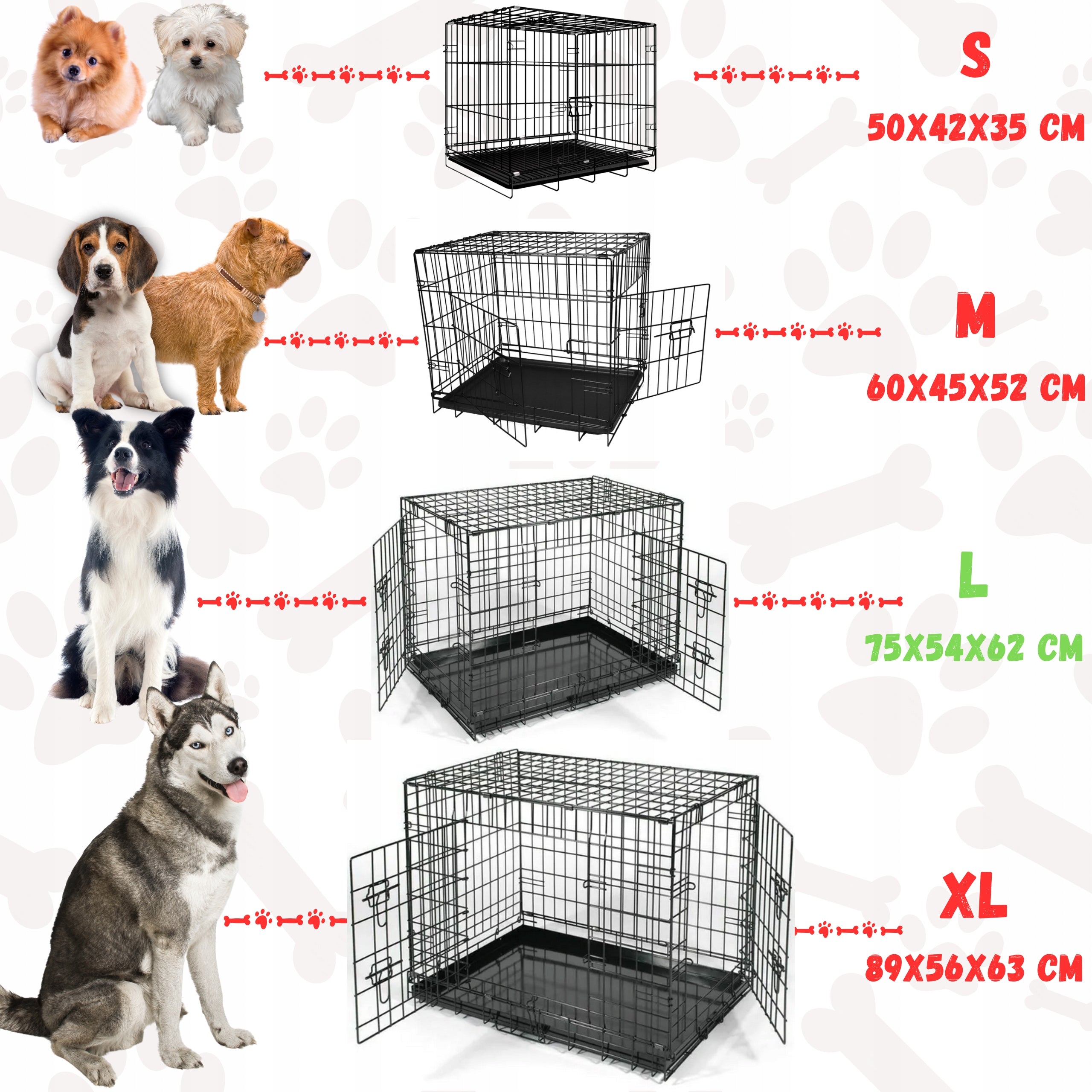 CAT DOG PLAYPEN KENNEL CAGE TRANSPORTER FOR CAR 75x54x62CM Packaging status original