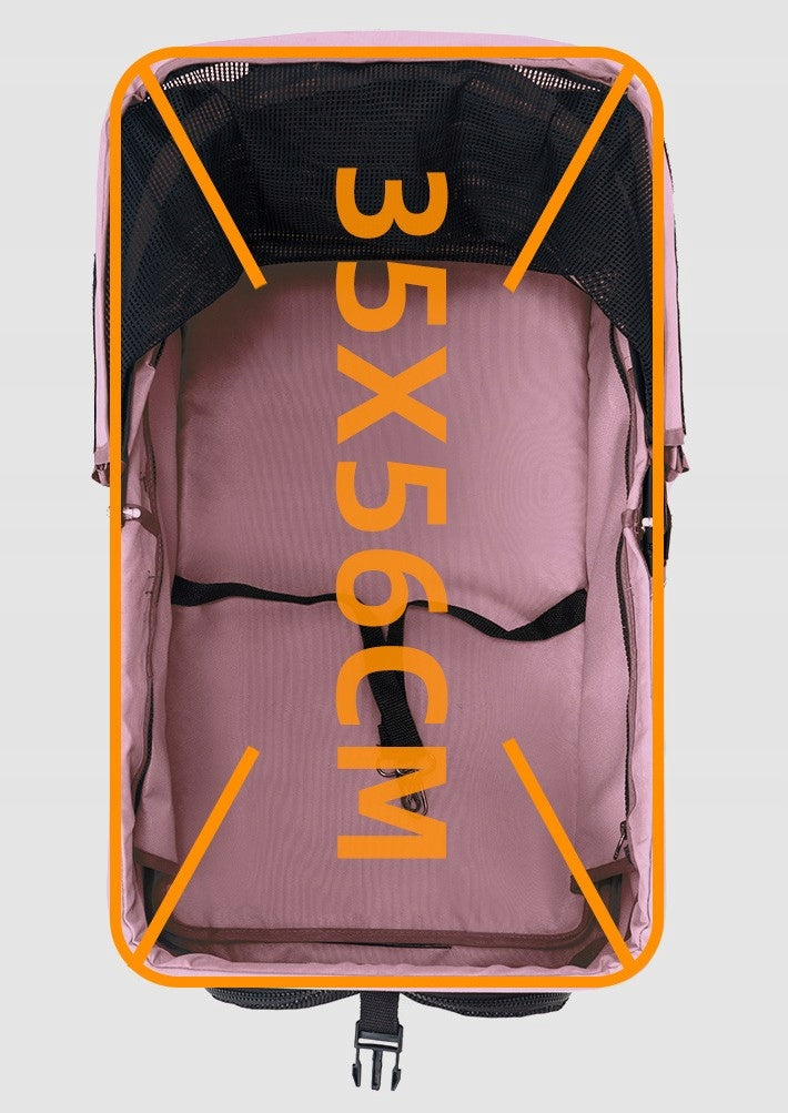 CAT DOG STROLLER FOLDING DETACHABLE TRANSPORTER PINK Kind other