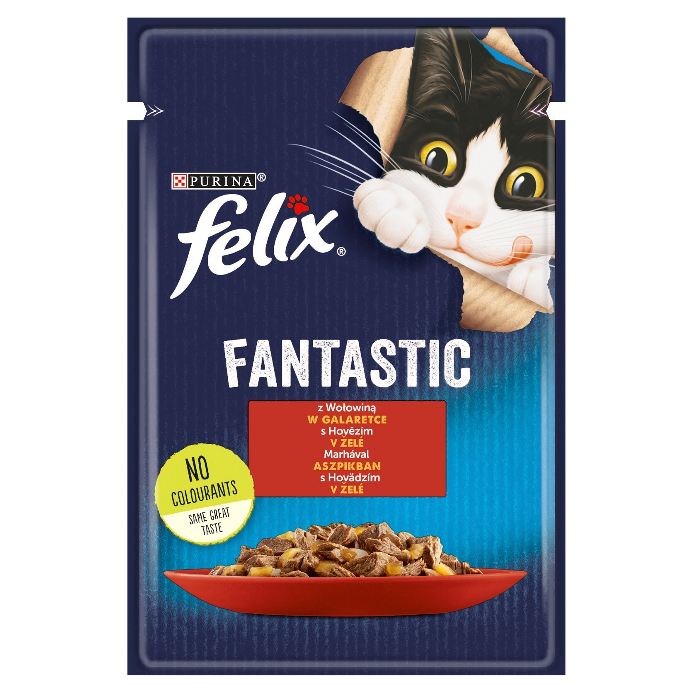 CAT FOOD FELIX WET 26 X 85g BEEF Manufacturer code 7613039786260