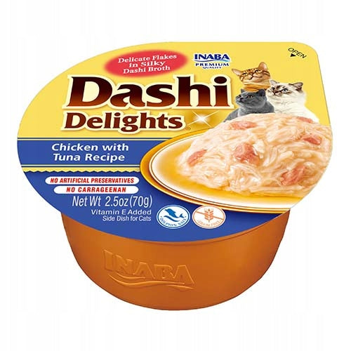 CAT FOOD INABA CAT DASHI CHICKEN TUNA 70G EU861 Brand INABA