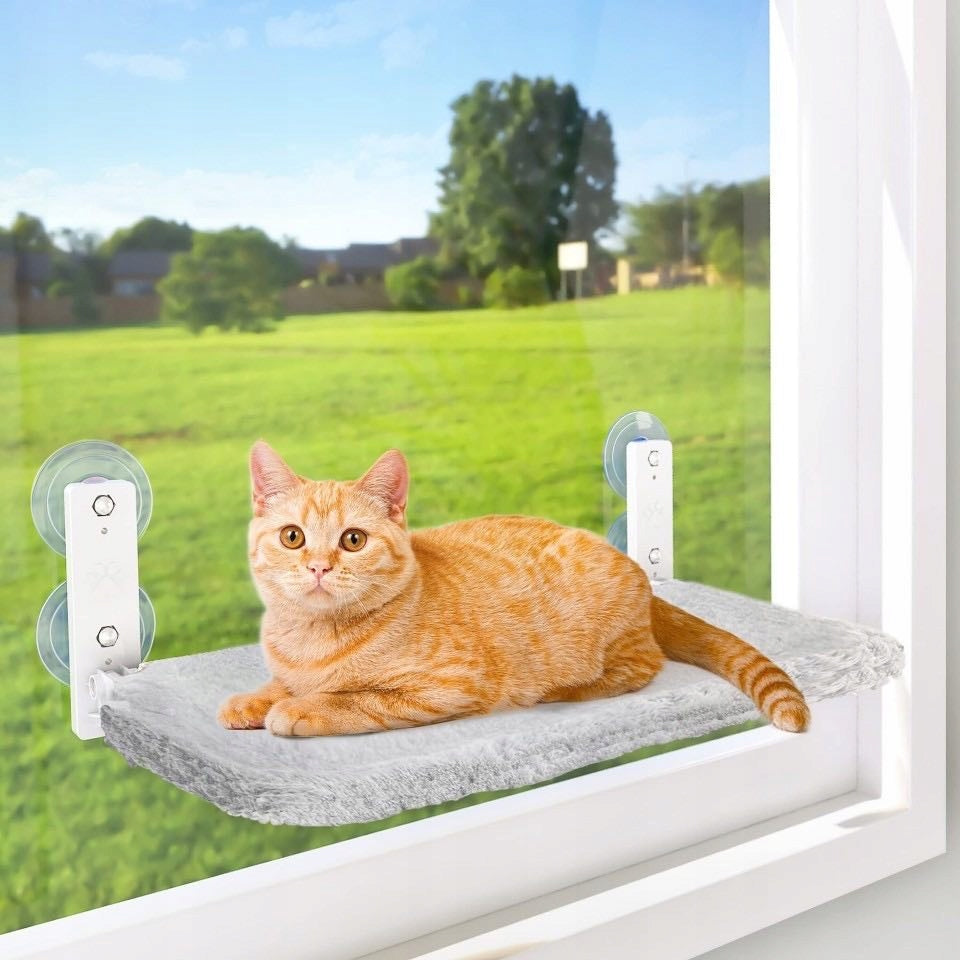 CAT HAMMOCK FOR THE WINDOW – BED 52×30, IDEAL FOR OBSERVING THE ENVIRONMENT! Trade name SIEMIEC Legowisko hamak dla kota 14
