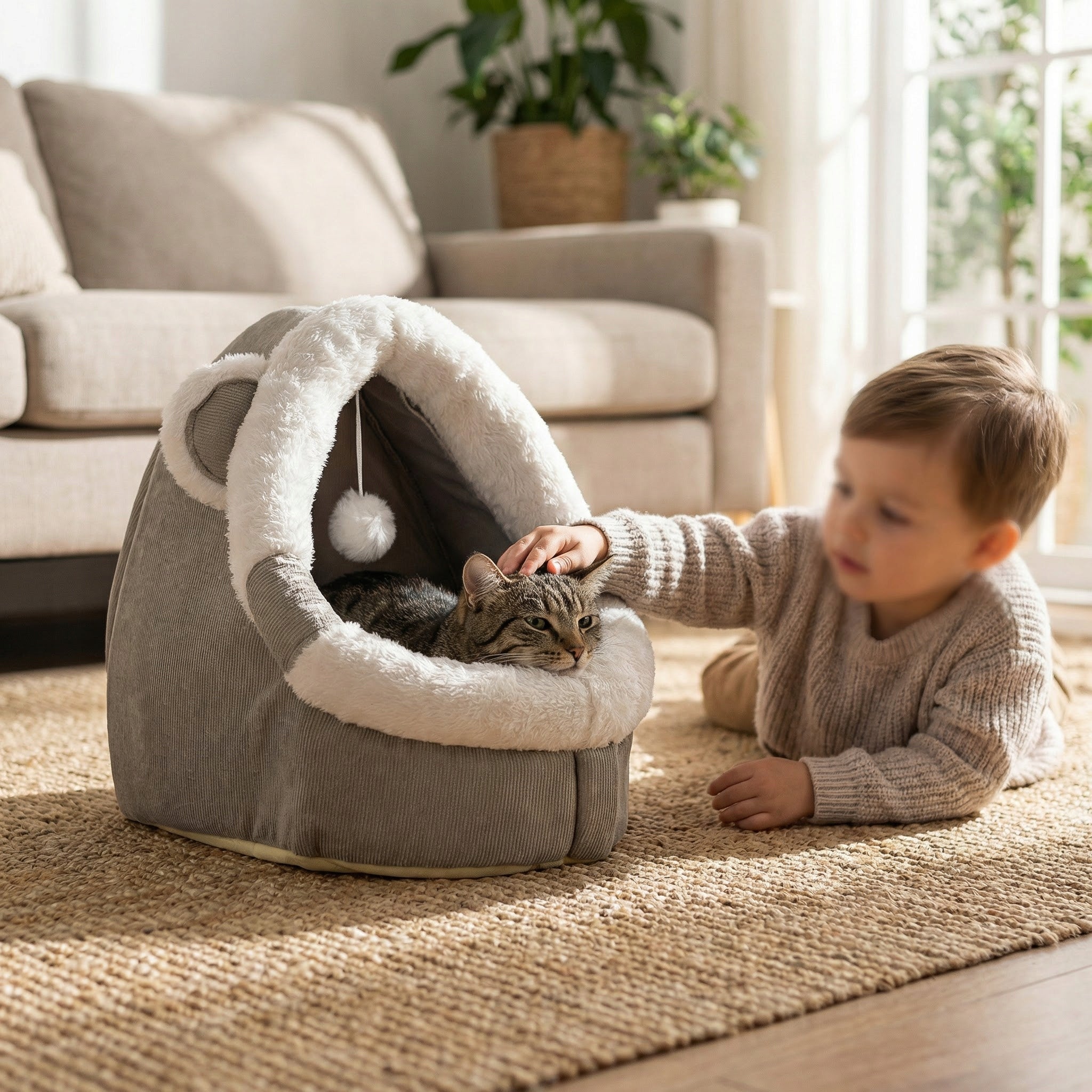 CAT HOUSE BED BOOTH PLUSH SOFT PLAYPEN KENNEL BEDDING MONTESSA Manufacturer code 5903843212683
