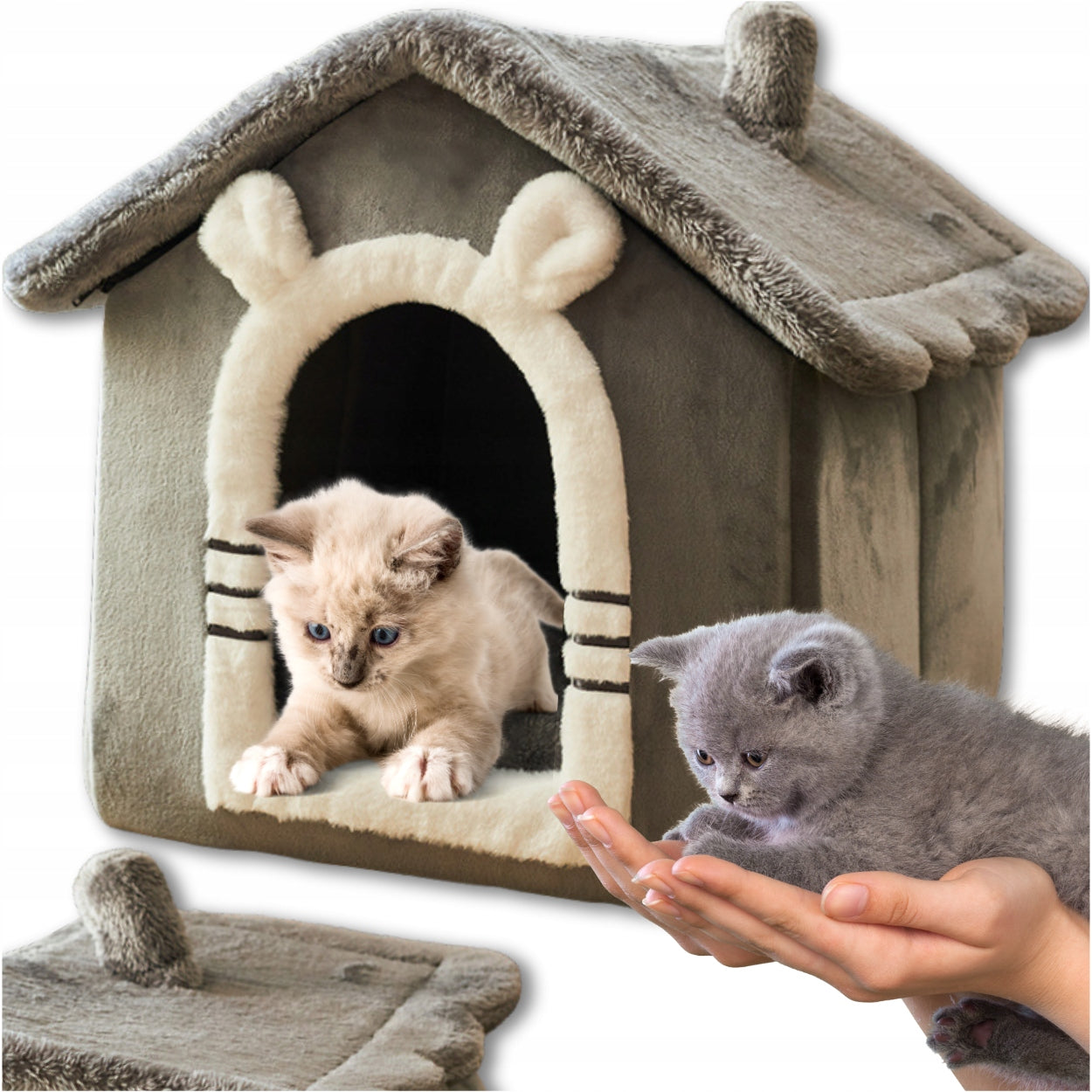CAT HOUSE DOG BED KENNEL PLUSH BED PLAYPEN PILLOW COUCH Brand no brand