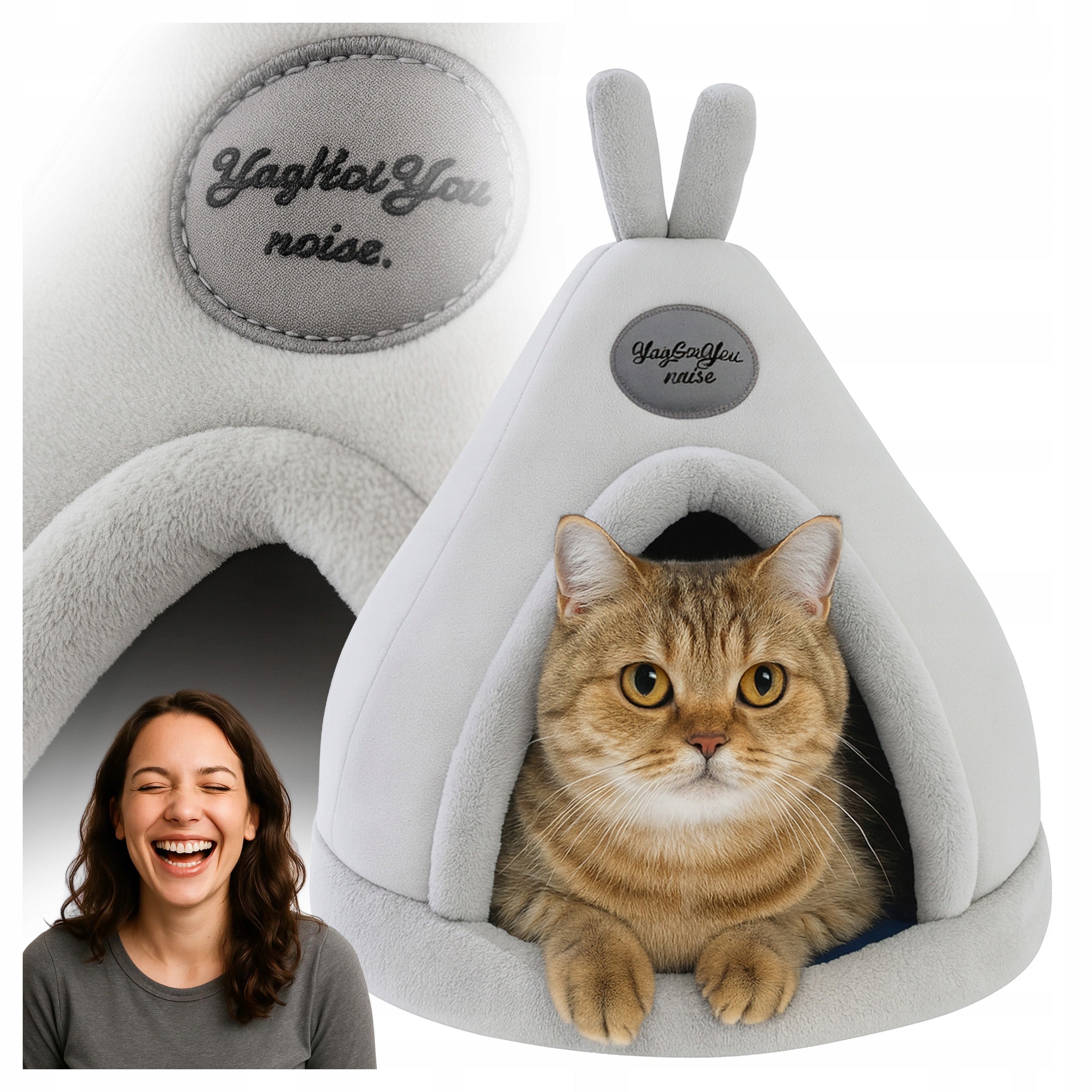 CAT HOUSE DOG TIPI PLUSH Booth Warm Buda Playpen 45 cm BED