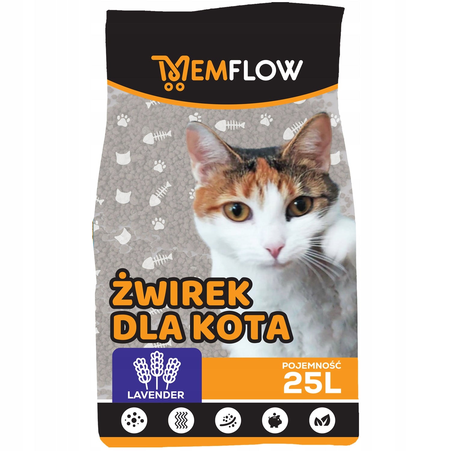 CAT LITTER 25L BENTONITE LAVENDER CLUMPING FOR LITTER BOX SAFE Properties clumping