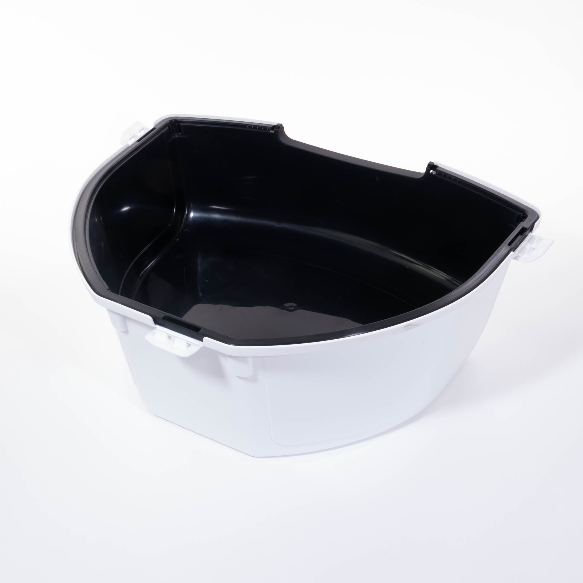 CAT LITTER BOX CORNER CLOSED WHITE MOBILE ANTHRACITE 58 x 47 x 38 CM Additional features corner