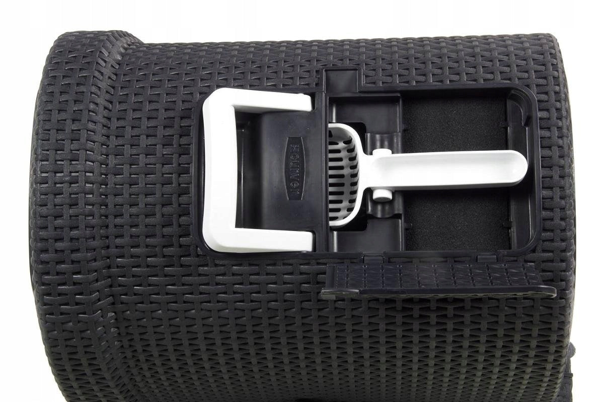 CAT LITTER BOX CURVER LOCKABLE TOILET WITH PULL-OUT DRAWER FILTER SOLID Length 51 cm
