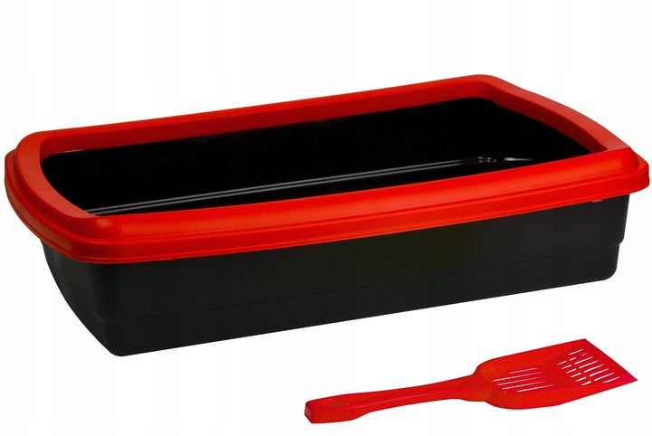 CAT LITTER BOX SET WITH SPATULA FOR LITTER BOX 47x32 Manufacturer code 8435421883093