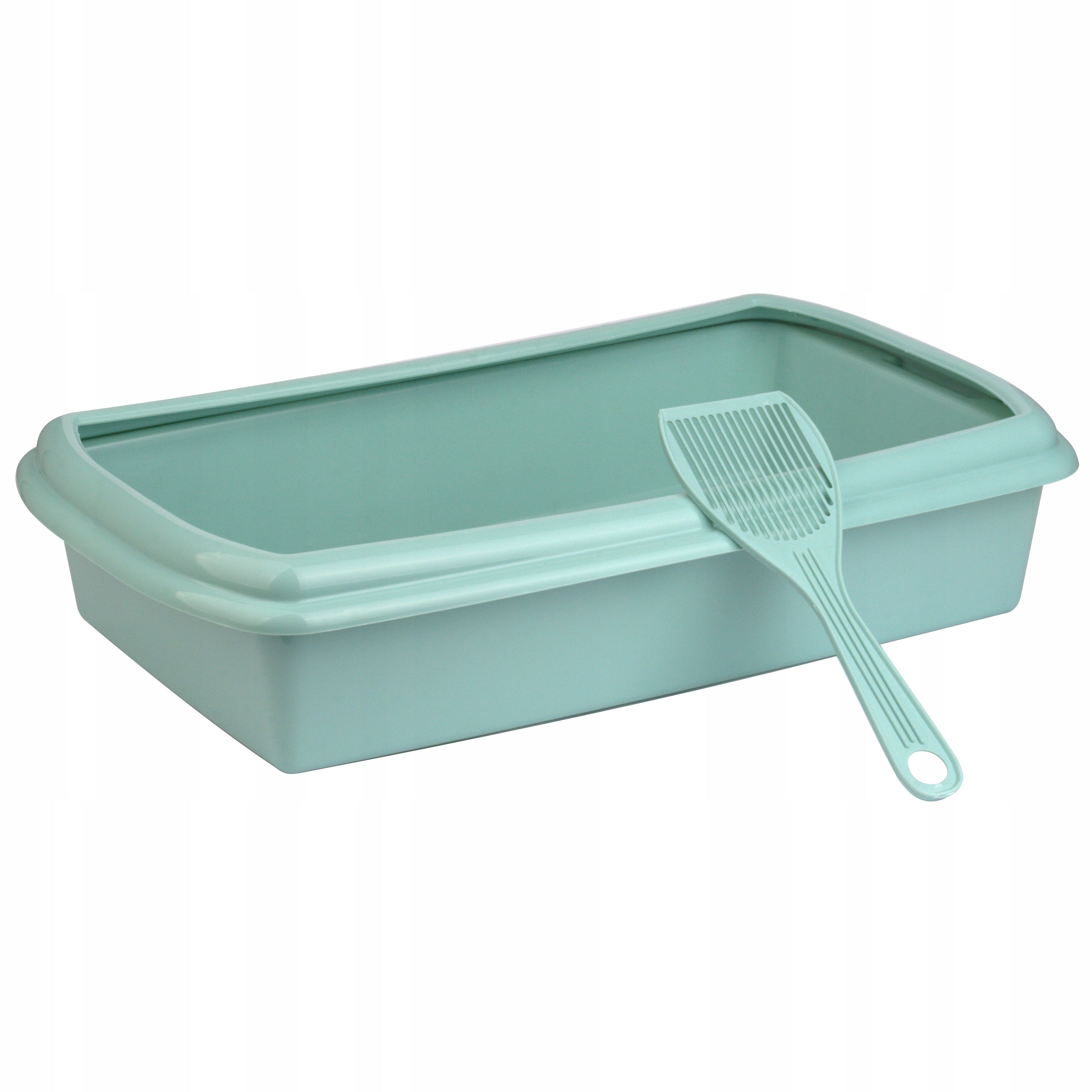 CAT LITTER BOX SET WITH SPATULA FOR LITTER BOX 47x32