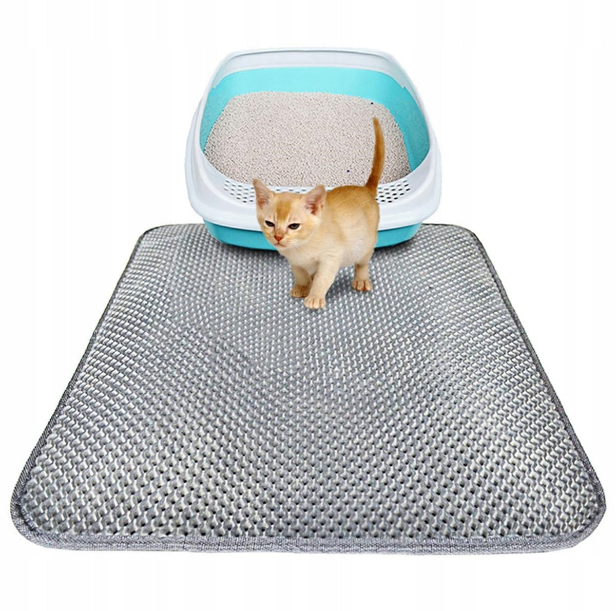 CAT LITTER BOX WIPER MAT LITTER COLLECTION PAD