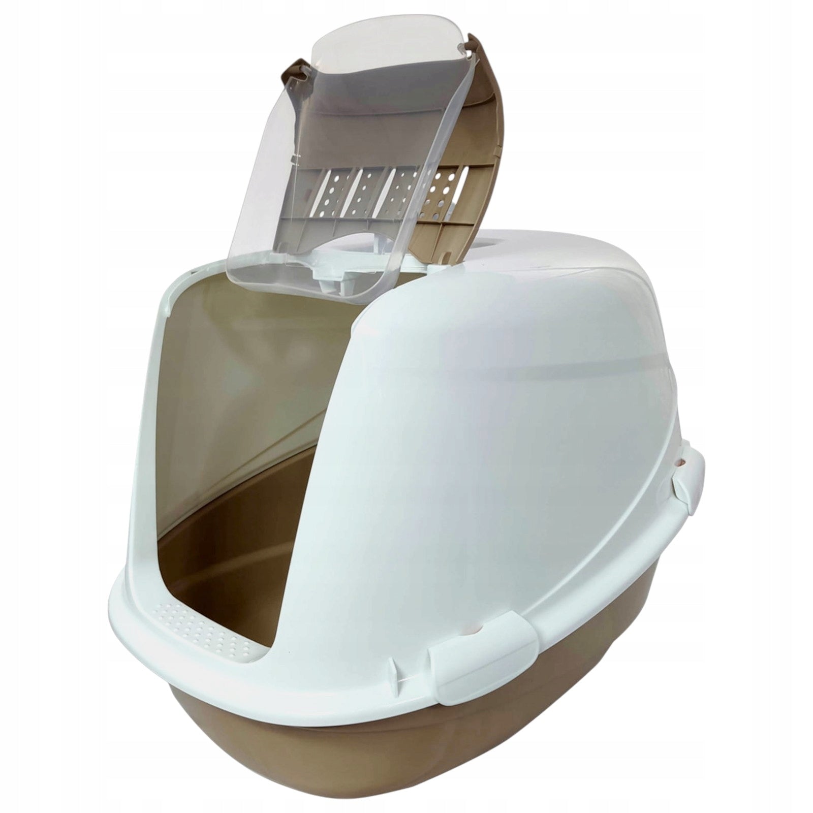 CAT LITTER BOX With Filter Spacious Hygienic and Anti-Fragrance SAFE Manufacturer code CURVY