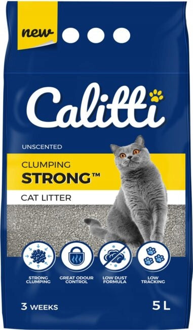 CAT LITTER CALITTI 5L BENTONITE UNSCENTED