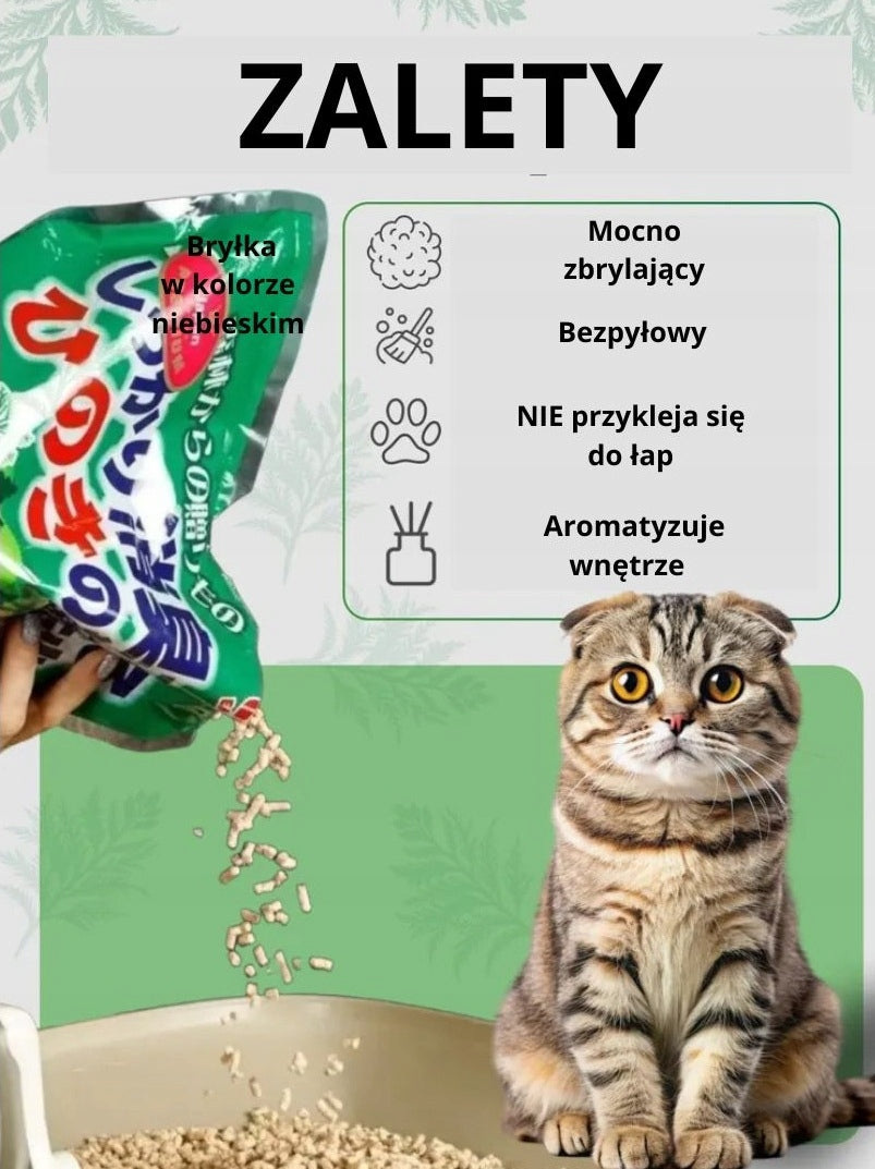 CAT LITTER HINOKI WHITE SCENTED CEDAR ANTIBACTERIAL 7L Manufacturer code 3232