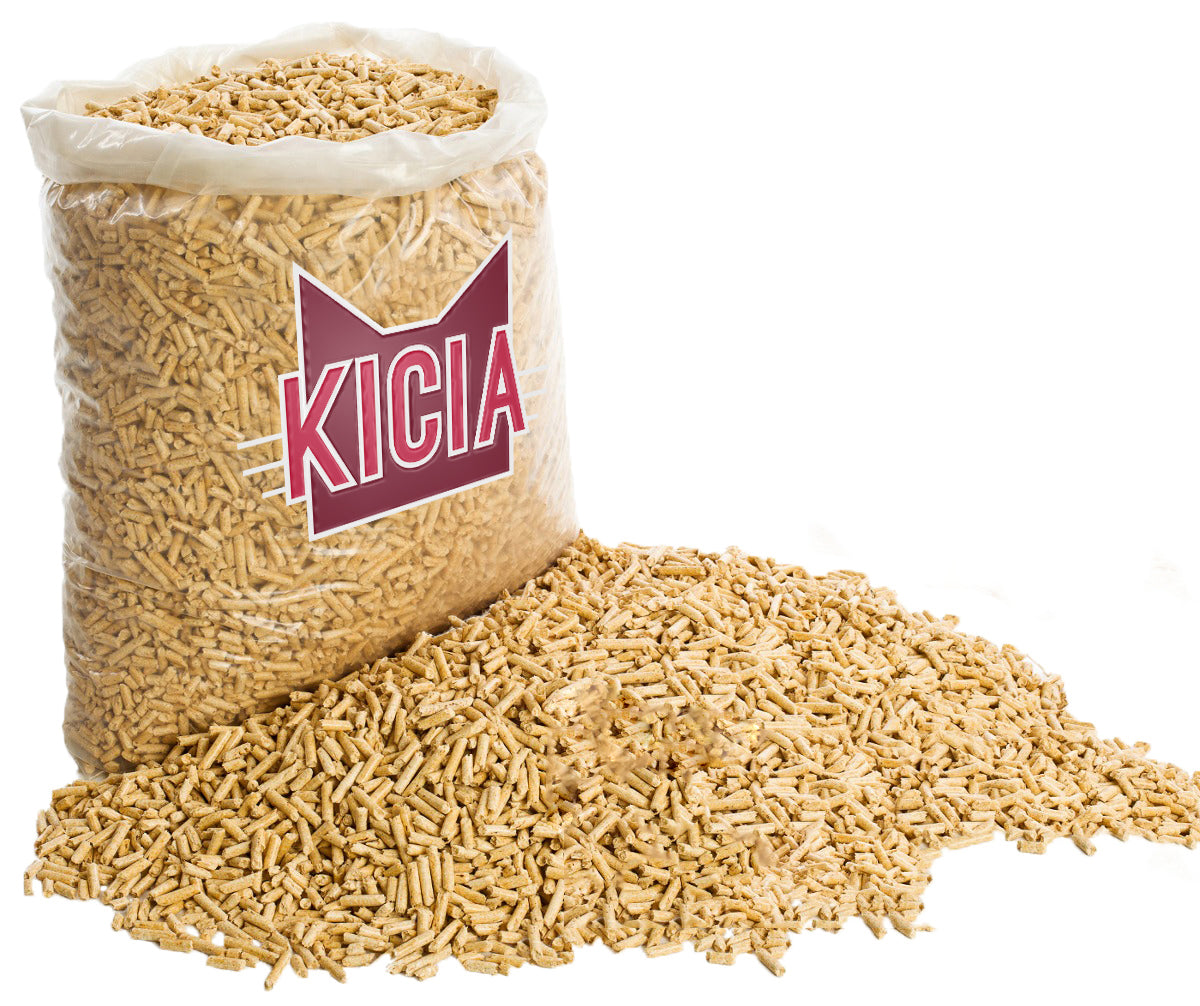 CAT LITTER WOODEN PINE WOOD PELLETS FOR PIG RABBIT LITTER BOX Trade name ŻWIREK DREWNIANY SOSNOWY