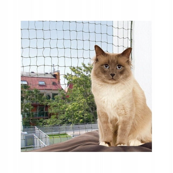 CAT PROTECTIVE NET FOR BALCONIES WINDOWS 6x3m Color transparent