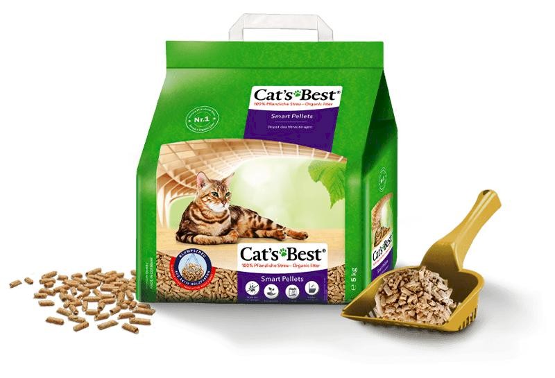 CAT'S BEST SMART PELLET 5L (2,5KG) WOODEN LITTER FOR LONG HAIRED CATS