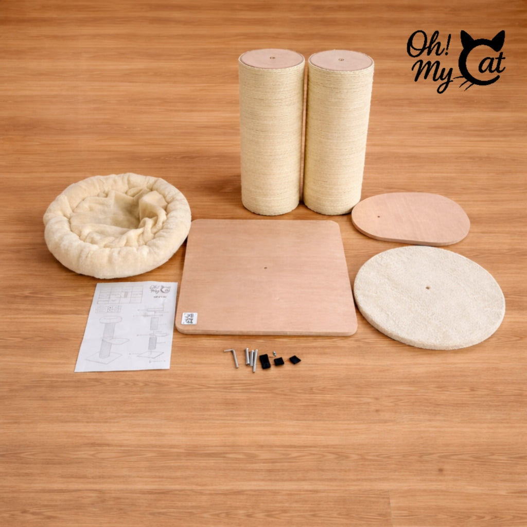 CAT SCRATCHER 105cm! Scratching post LARGE Bed THICK SISAL HIGH Manufacturer code -02-WP-CTL-02