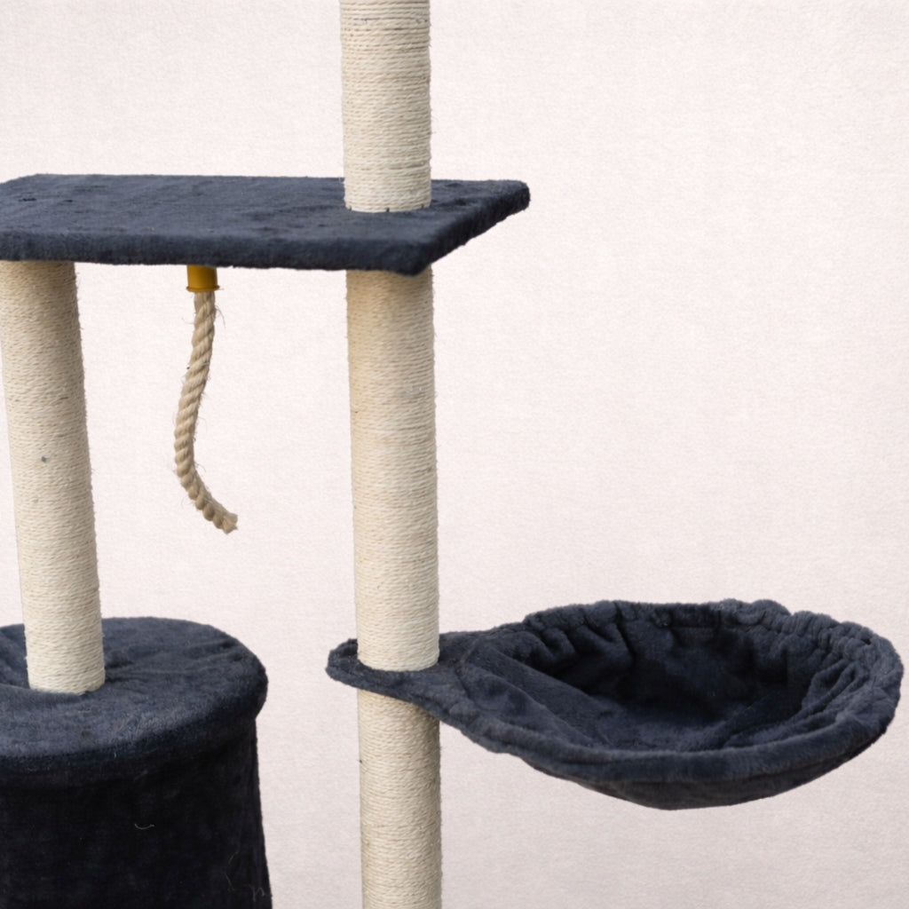 CAT SCRATCHER 138cm! Tower Lots of SISAL STRONG Bed COTTAGE CAT Toy Kind tall scratching post