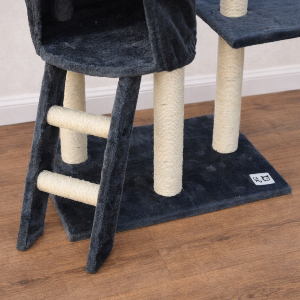 CAT SCRATCHER 138cm! Tower Lots of SISAL STRONG Bed COTTAGE CAT Toy Trade name DRAPAK DLA KOTA Wieża do drapania SIZAL Legowisko DOMEK KOT Zabawka 138cm