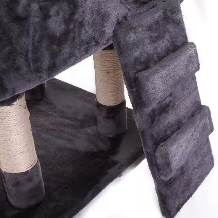 CAT SCRATCHER TOWER BED COTTAGE 8 LEVELS HIGH 170 CM + TOY Trade name Drapak dla kota