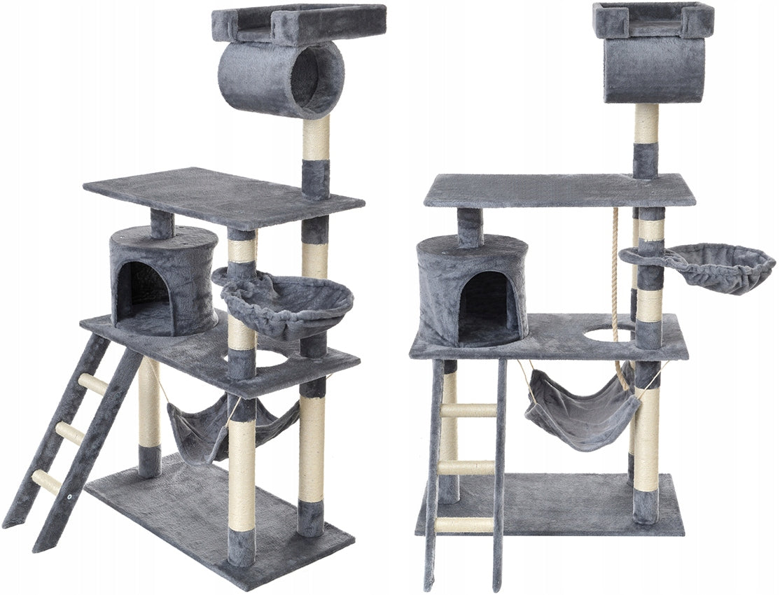 CAT SCRATCHER TOWER BED COTTAGE WITH HAMMOCK Brand Funfit Home&Office