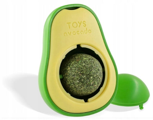 CAT TOY WITH CATNIP ROTATING FOR LICKING AVOCADO ADHESIVE