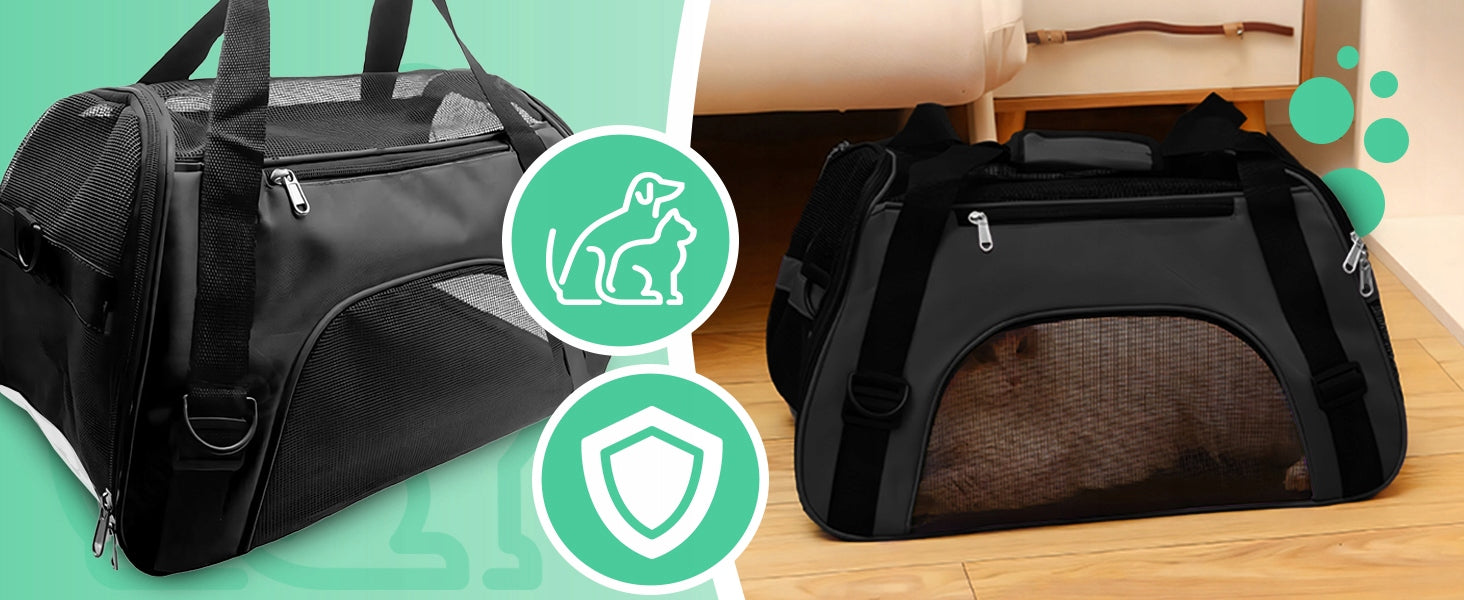 CAT TRANSPORTER DOG RABBIT ANIMALS LARGE STRONG BAG 53x32x26 cm Kind carrier