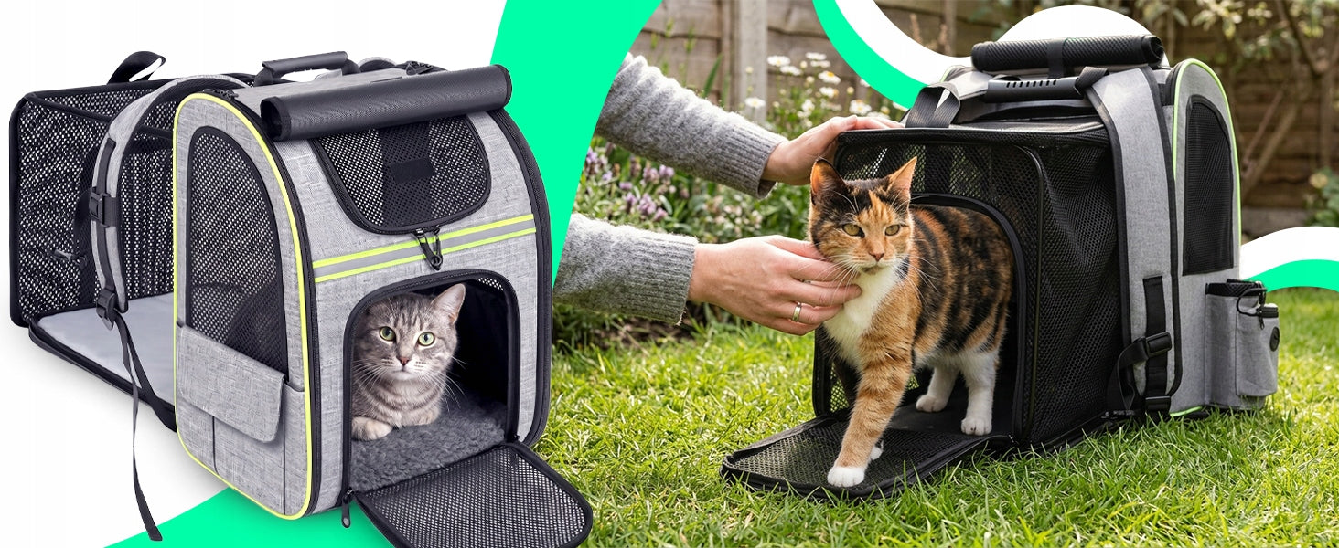 CAT TRANSPORTER RABBIT DOG BACKPACK FOLDING WITH TERRACE FOLDING PLAYPEN Brand RETOO