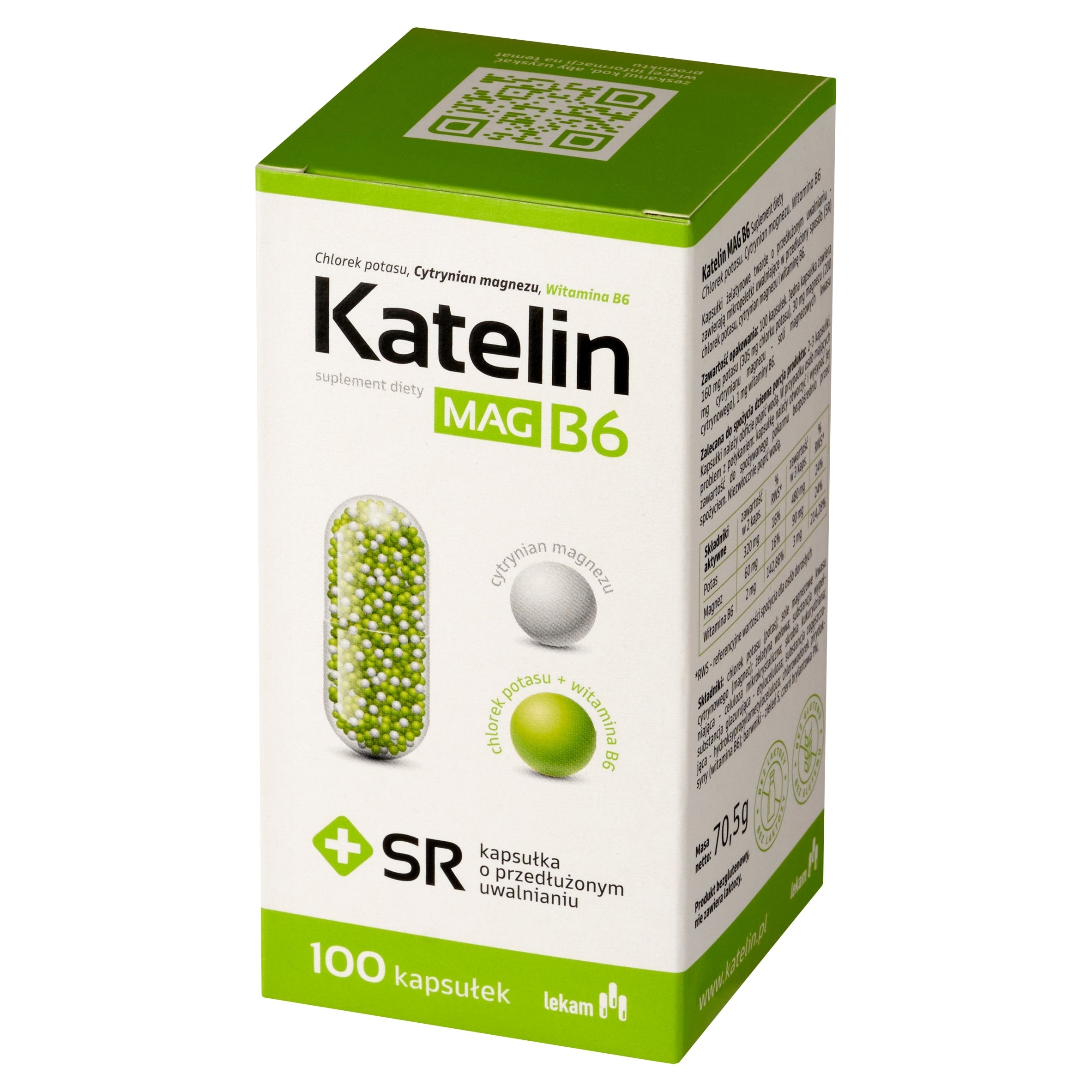 CATELIN MAG B6 X 100 CAPSULES Brand LEK-AM