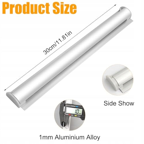 CATERING VOUCHER HOLDER ALUMINUM SELF-ADHESIVE 30 CM steel Manufacturer code Bez marki