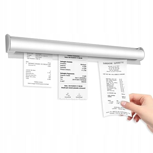 CATERING VOUCHER HOLDER ALUMINUM SELF-ADHESIVE 30 CM steel