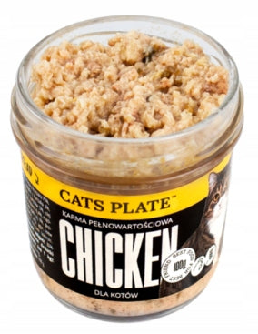 CATS PLATE CHICKEN PREMIUM cat food CHICKEN 100g Brand Cats Plate